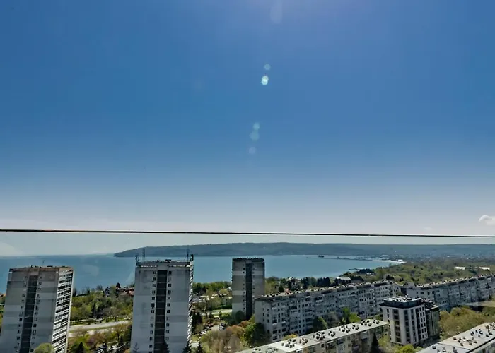 아파트 Panorama Sky 17 - Lux Floor With Amazing Sea View 바르나